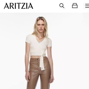 NEW Aritzia All Tied Up Top